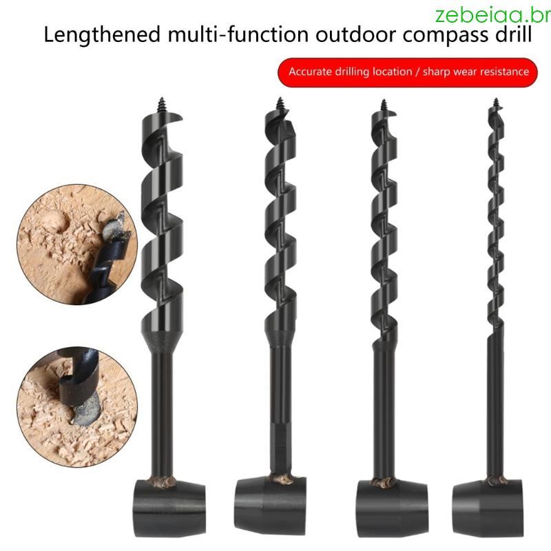 Zebeia Broca Manual Aço, Ferramentas Para Acampamento, Abrigo,, Carpintaria, Fácil Perfura