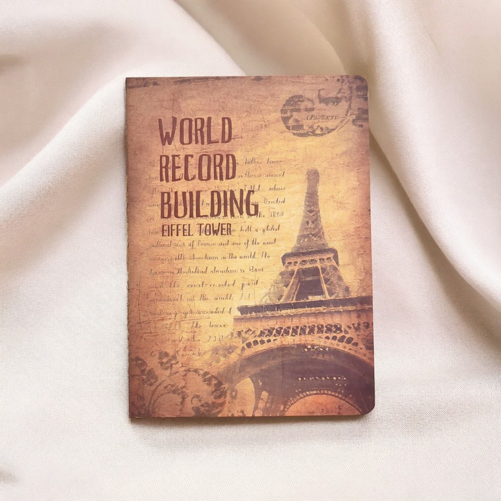 Página em branco caderno de viagem selo manual Graffiti Dowling 32K construção mundialmente famosa viagem cartão perfura