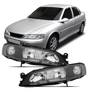 Farol Vectra Foco Duplo Máscara Negra 2000 2001 2002 2003 2004 2005