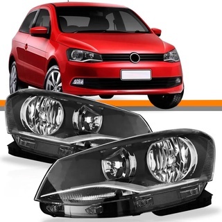 Par Farol Voyage G6 Foco Duplo Mascara Negra 2013 A 2016