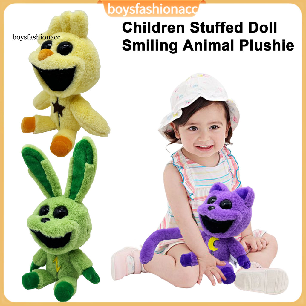 Creepy Animal Plush Toy Horror Game Inspired Rabbit Cat Stuffed Doll Cute Spooky Home Decor Perfect Gift for Kids Fans C