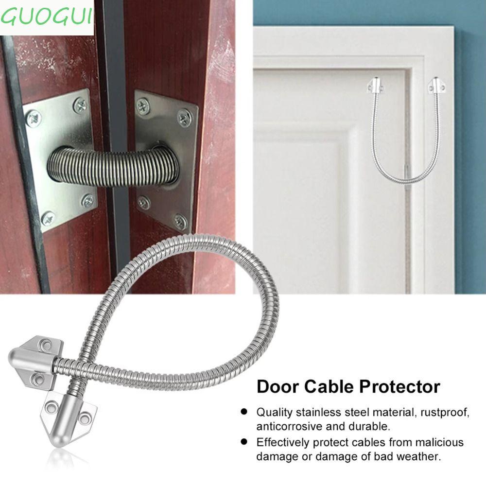 Cabo De Controle De Acesso GUOGUI , Laço De Porta Principal De Metal De Aço Inoxidável , Blindado Flexível Anti-Beliscão