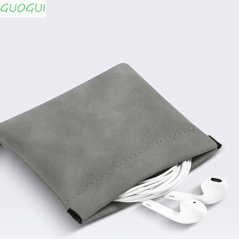 GUOGUI Organizador De Cabo De Dados USB , Acessórios Para Fone De Ouvido , Porta Cartão De Crédito , Bolsa De Moedas , M