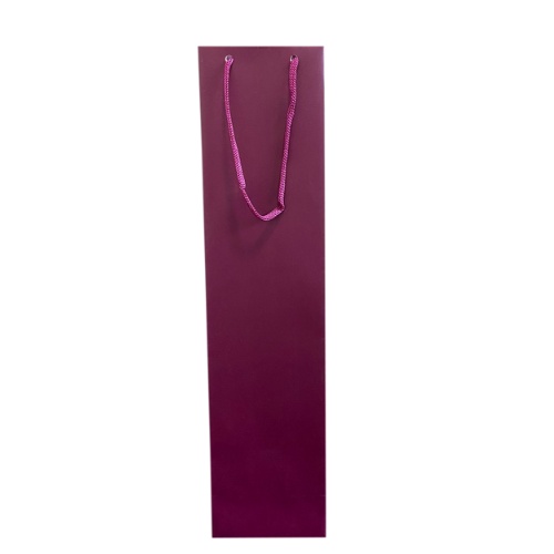 Sacola 1 Garrafa Vinho Cor Vinho 41x10x8 - 10 Unidades