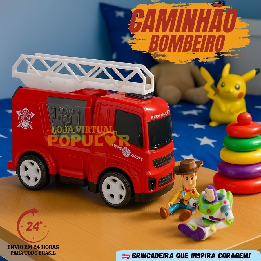 Fire Truck - Usual Brinquedos