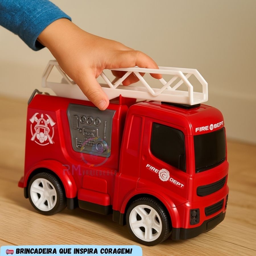 Fire Truck Caminhão Bombeiro- Usual Brinquedos
