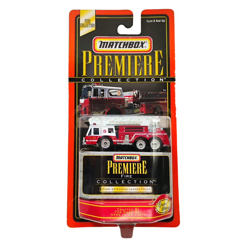 miniatura Matchbox Premiere Miami Extending Ladder Truck - PREMIERE FIRE COLLECTION