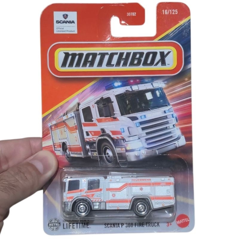 Scania P 360 Fire Truck Matchbox 2025 JBP52
