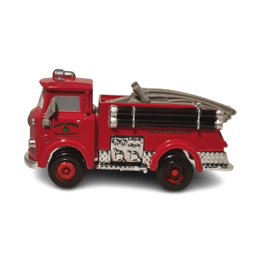 RED FIRE TRUCK CAMINHÃO BOMBEIROS DISNEY CARS SEM MARCA 9 CM COMPRIMENTO LOOSE