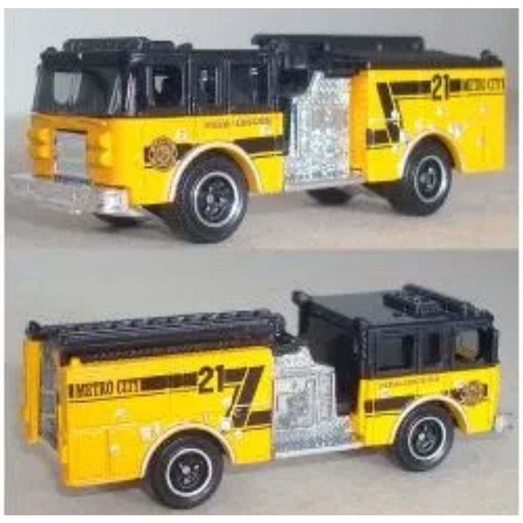 MATCHBOX TRUCK FIRE MACK BOMBEIROS LACRADO NA CARTELA NOVO ESCALA 1.64