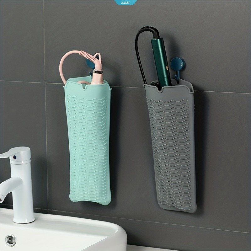 Tapete de silicone resistente ao calor, adequado para chapinhas e ferramentas de modelagem de cabelo quentes.