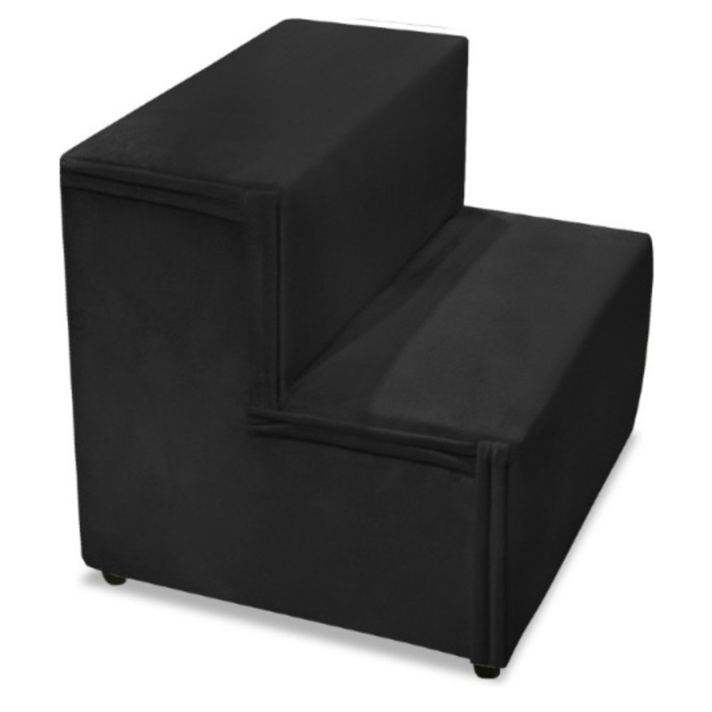 Escadinha Pet 2 degraus Veludo Para Cães e Gatos
