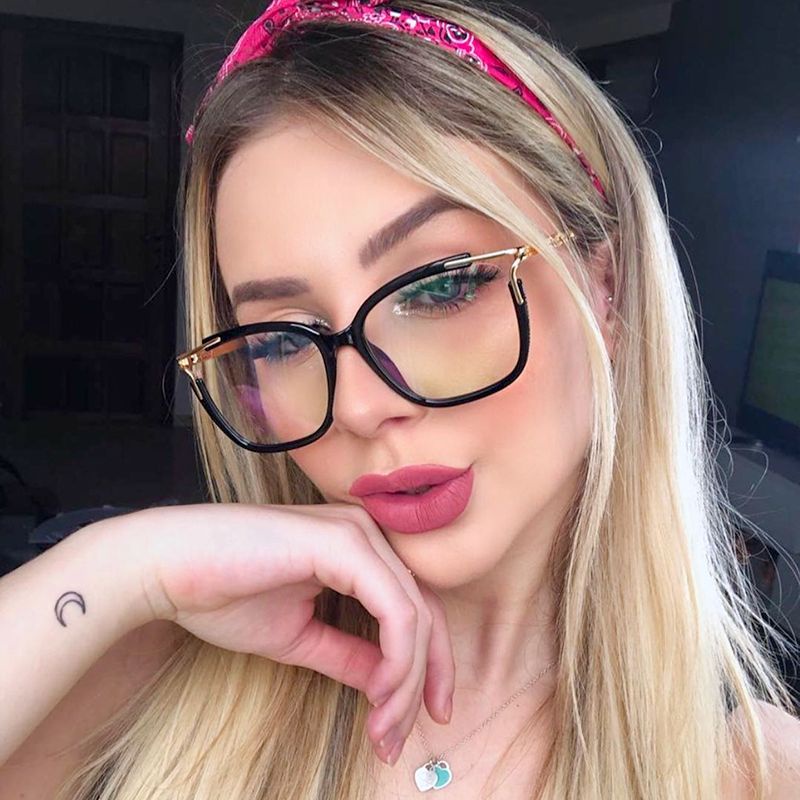Square Cat Eye Anti-blue Computer Glasses Men Women