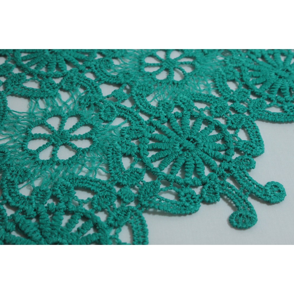 Tecido Guipir Embroidery VAR 1 I Gripir Ideal para Vestidos, Saias, Detalhes, Aplicações - 100% Poliéster