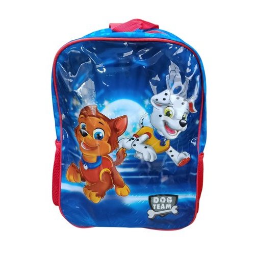 Mochila Infantil Costa Cachorro Colorida Resistente Confortável Escola Crianças