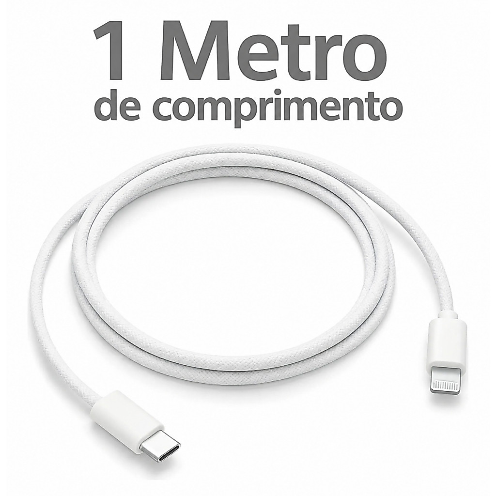 {PREMIUM} Cabo Tipo C para lightning – Compatível iPhone 8,10,X,12,13,14, Samsung e Xiaomi