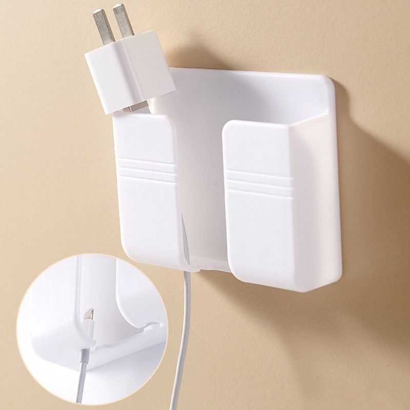 Suporte Multiuso De Parede Para Celular Branco