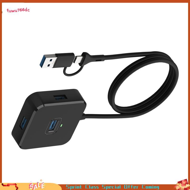 [Entrega Rápida BR] HUB USB 4 Em 1 4 Portas Divisor 3.0 Laptop One Drag Quatro Expansão Multi-Interface Extension Dock S