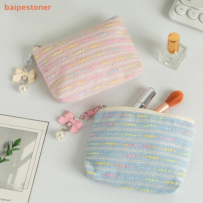[baipestoner] 1 Peça Fofa Pequena Bolsa De Cosméticos Estilo INS Moedas Portátil Fone De Ouvido De Estudante Batom Armaz