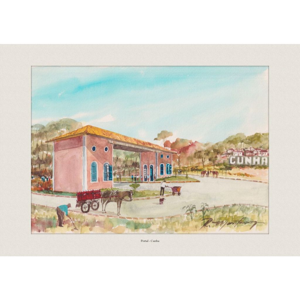 Portal - Cunha | Quadro Decorativo | Decoração Elegante | A4