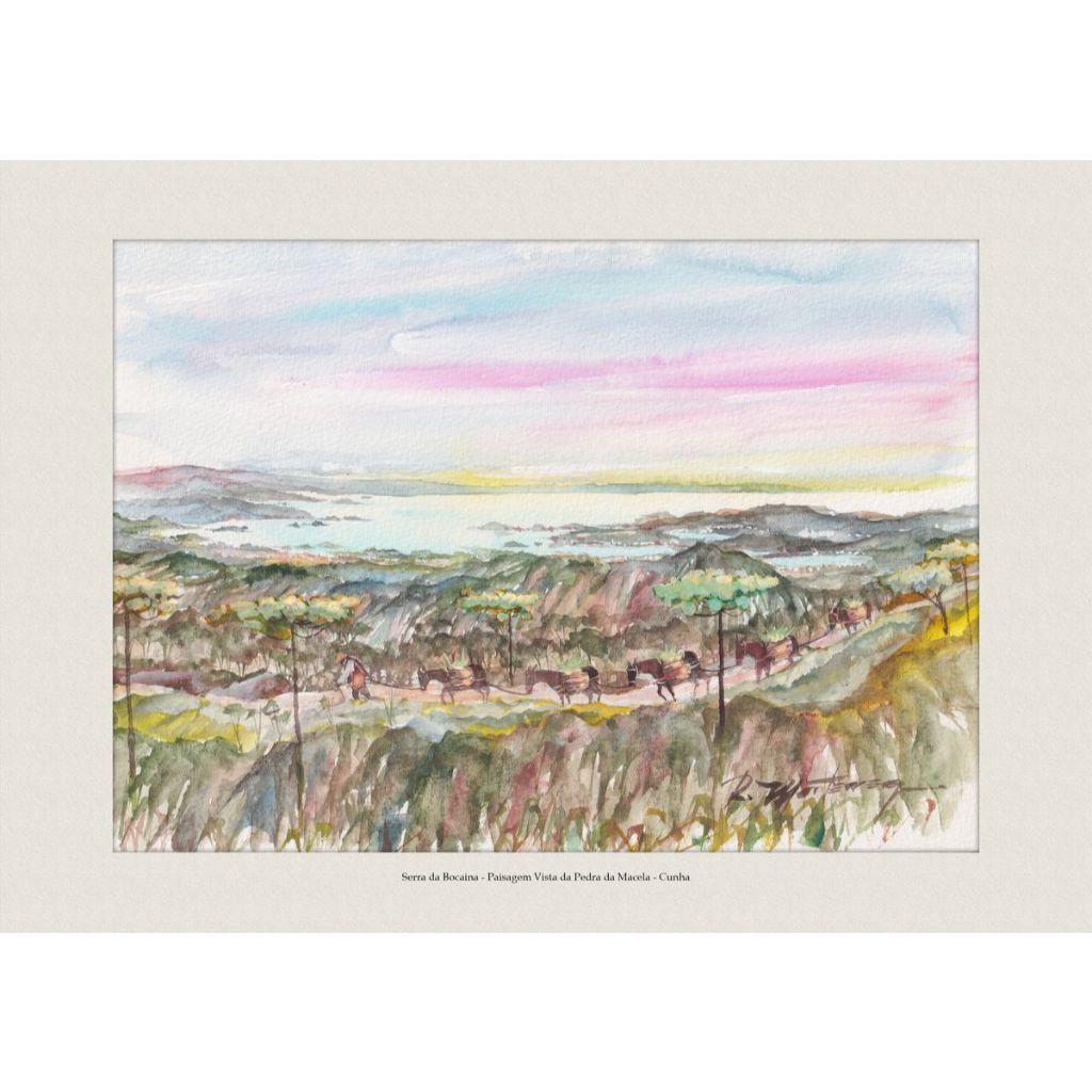 Serra da Bocaina - Paisagem Vista da Pedra da Macela - Cunha | Quadro Decorativo | A4