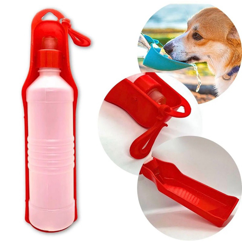 Garrafa portatil De Água Bebedouro Para Cães e gatos Portatil P/ Passeio Pet cachorro cat