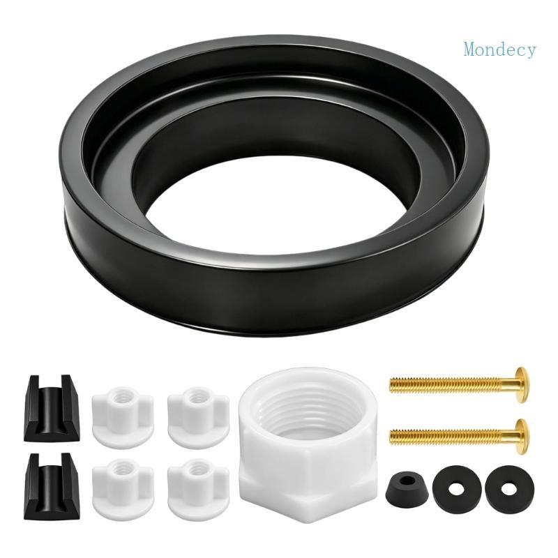 Mon 99-660 Kit De Parafusos Para Tanque De Vaso Sanitário Com Arruelas De Junta De Vedação De 3 Polegadas E Hardware De