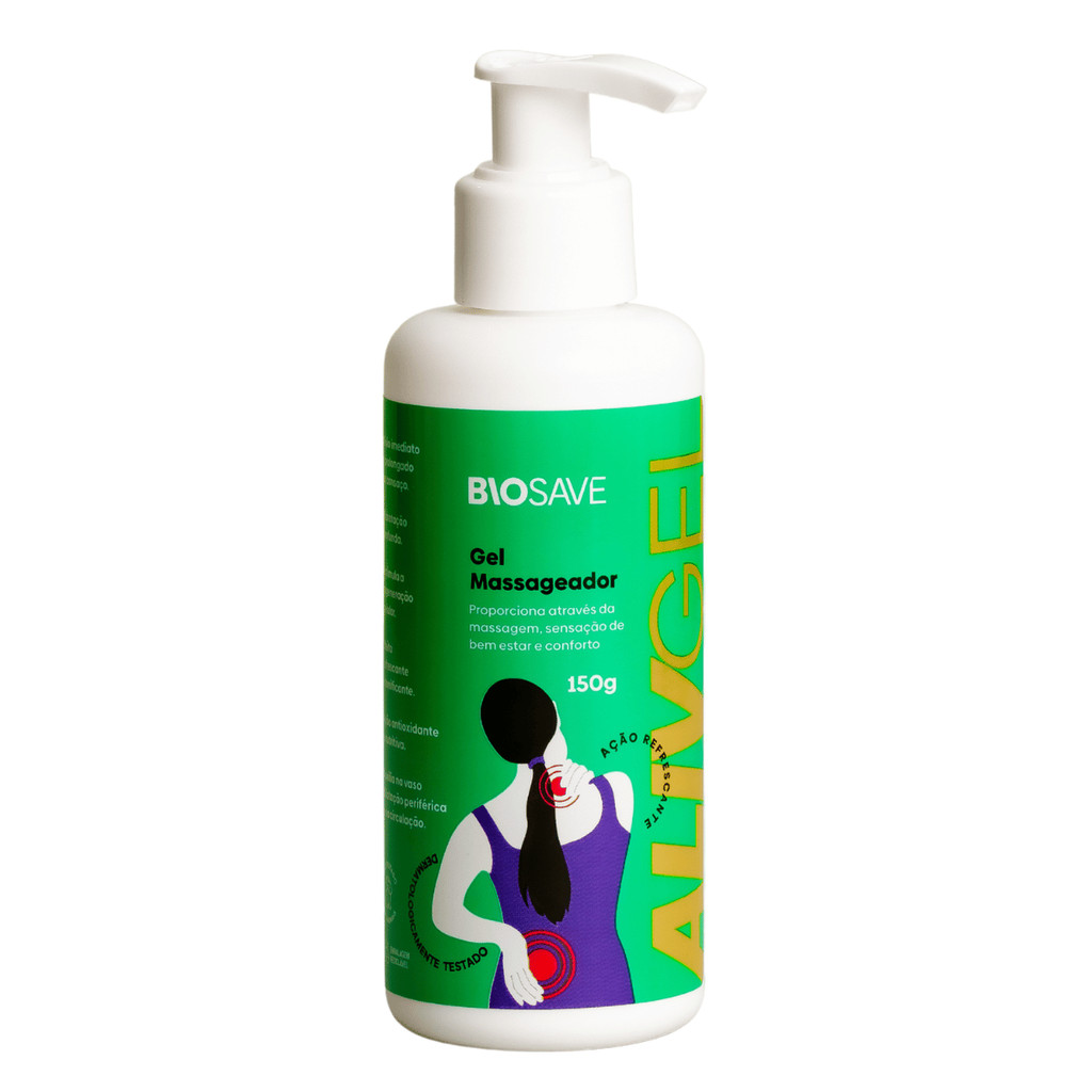 Pomada para Alívio de Dores - BioSave - Gel Massageador - AlivGel - 150ml