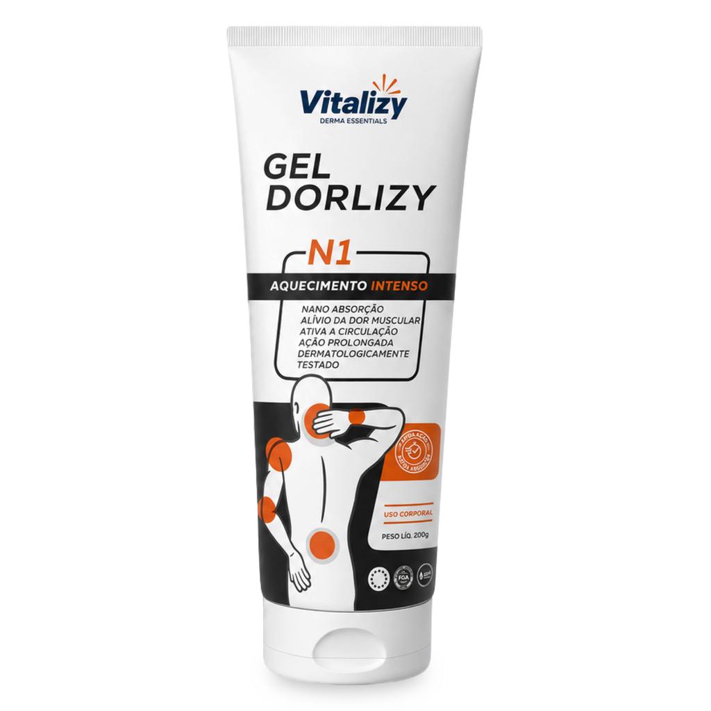Gel Massageador Extra Forte 200g Efeito Aquecedor Alívio Muscular Arnica Mentol Canfora Salicilato de Metila Vitalizy