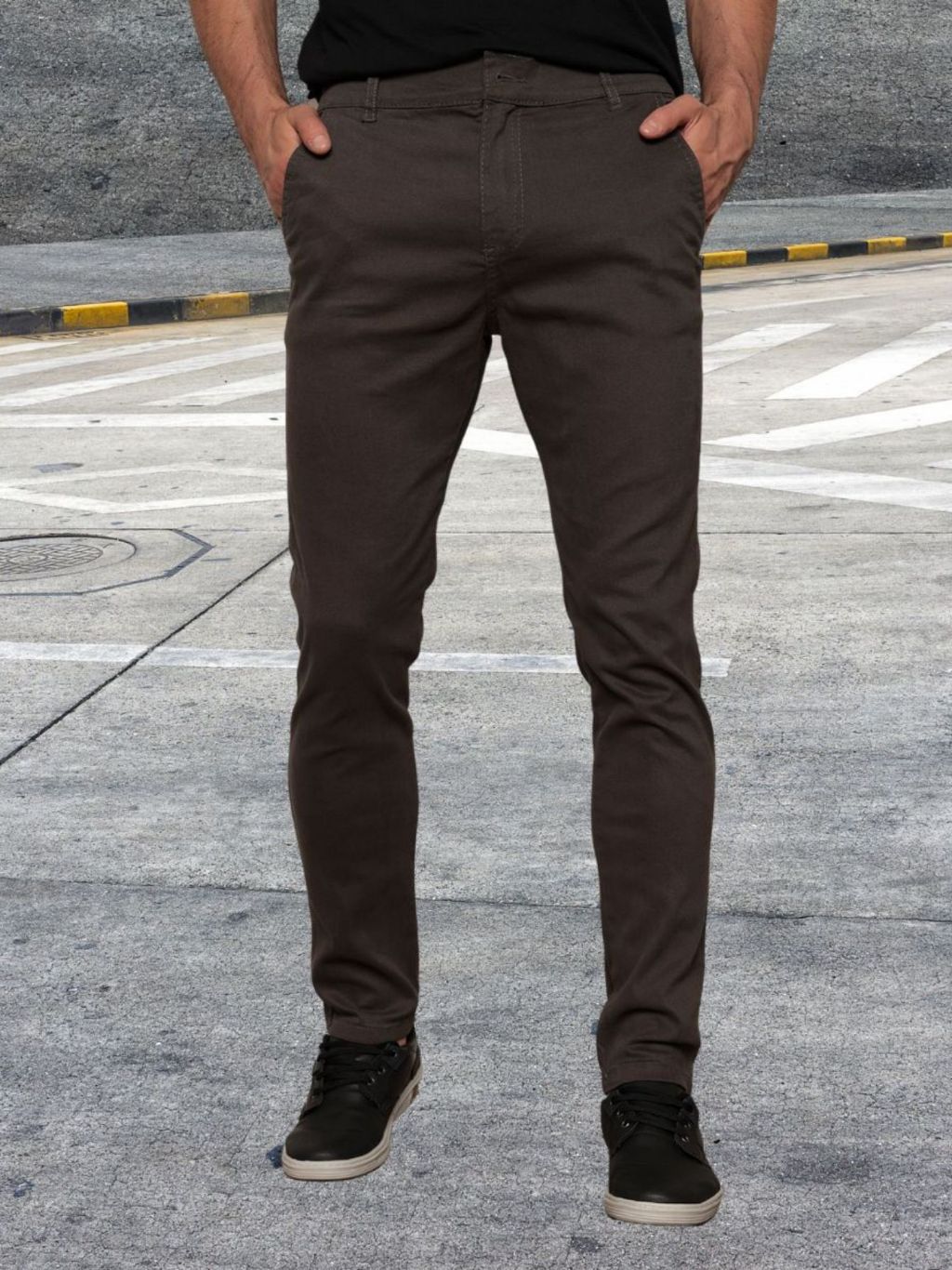 Calças Sarja Masculina Jeans Bolsa de faca Colorido Slim Fit Com Lastano Oferta Especial de fábrica de vendas diretas