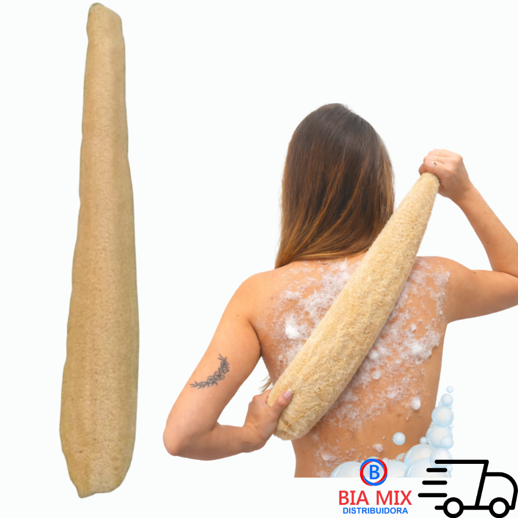 BUCHA VEGETAL GRANDE NATURAL BANHO  INTEIRA