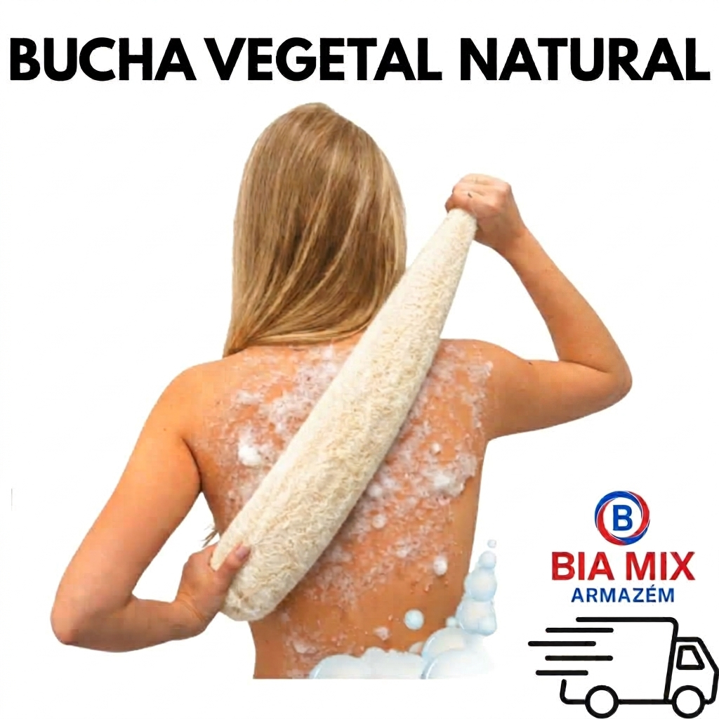 BUCHA VEGETAL GRANDE NATURAL BANHO  INTEIRA