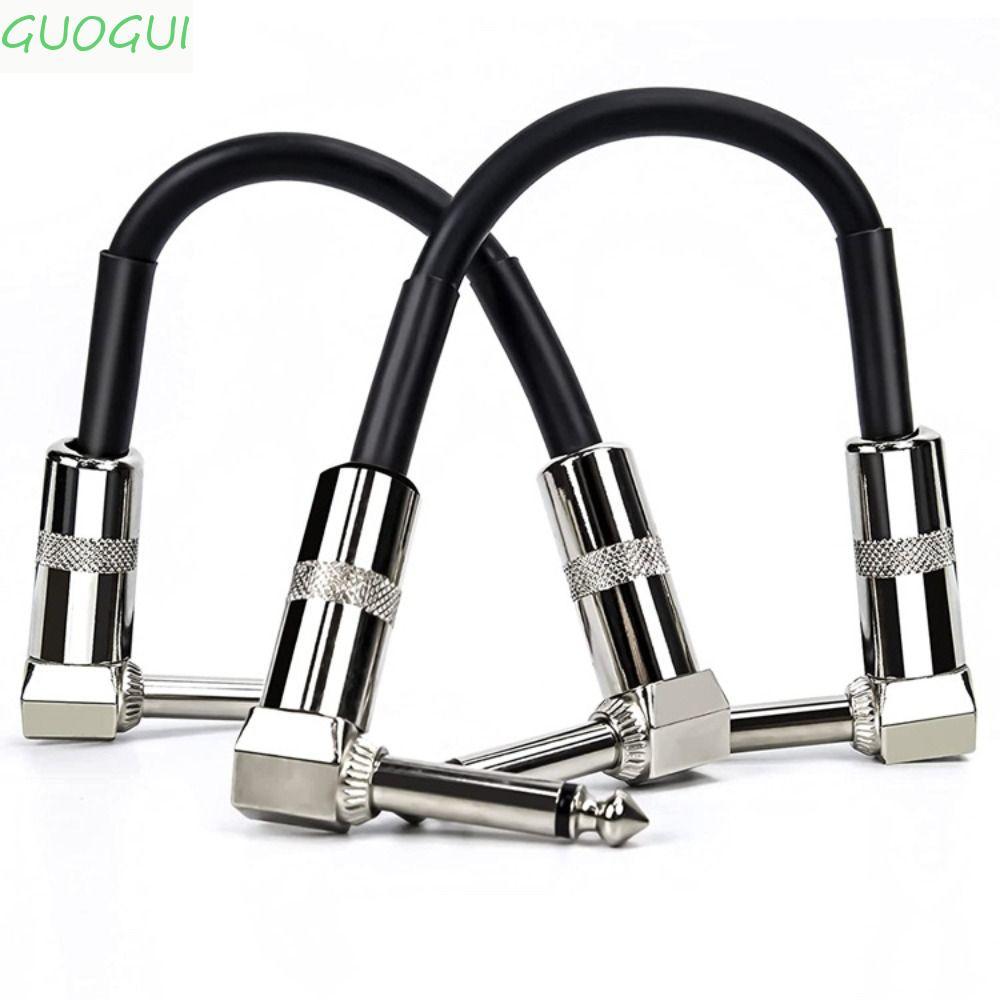 Cabo De Pedal De Efeito De Guitarra GUOGUI , Fio De 15/30 Cm , Remendo De Amplificador Alta Qualidade