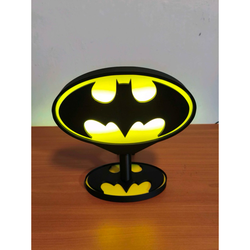 Luminária Batman LED 3D – Decoração Geek, Presente Criativo