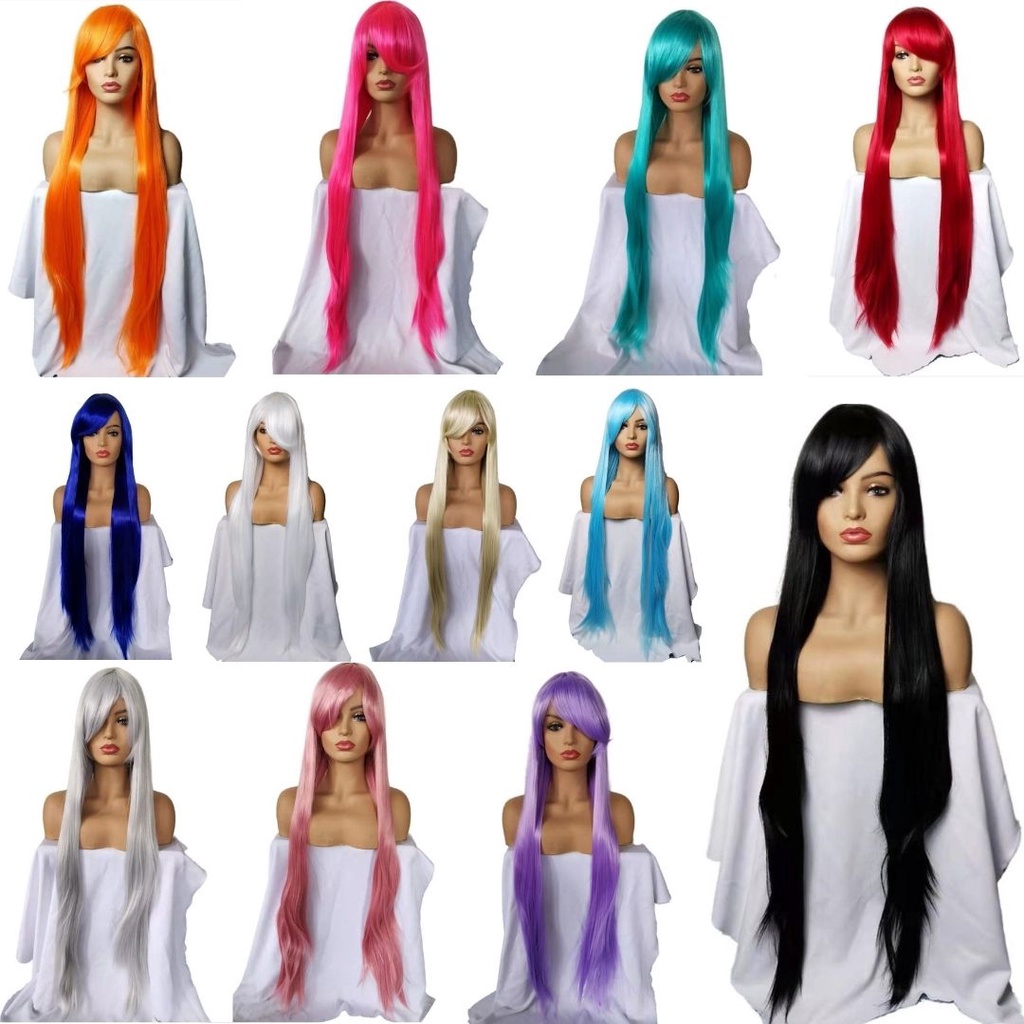 Peruca Lisa Cosplay 1 Metro 100% Orgânica