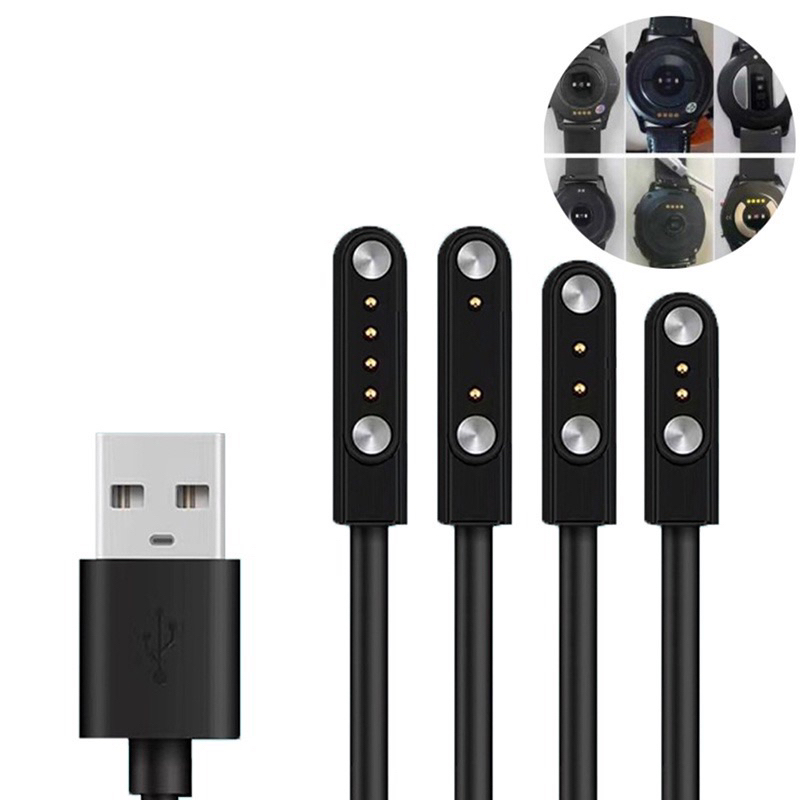 ATALHOBR Carregador Universal Para Smartwatch relógio inteligente 2 pinos 4 pinos 5 pinos Adequado para P70 P80 W26 Ls05
