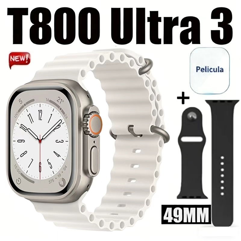 smartwatch Série IWO16 T800 UltraMAX Carregamento Sem Fio Chamada E Exercício De Frequência Cardíaca , Adequado Para And