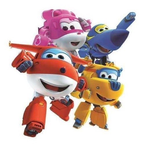 Super Wings 10 Mini Displays Mdf Decoração De Festa+brinde