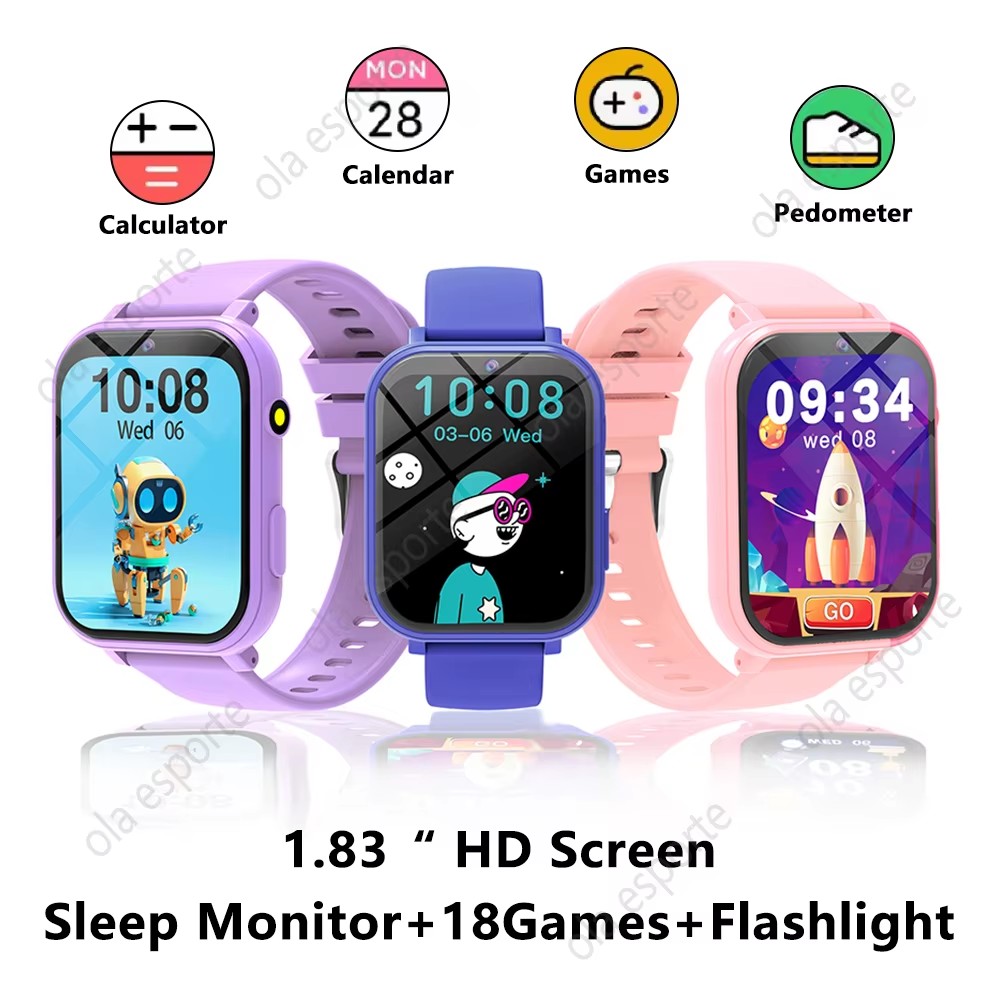 Crianças Smartwatch Relógio Inteligente 1.83 