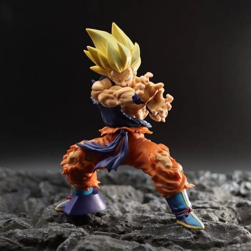 Dragon Ball Z figuras de ação PVC para crianças, Kamehameha Son Goku Super Saiyan Kakarotto bonecas brinquedos presentes