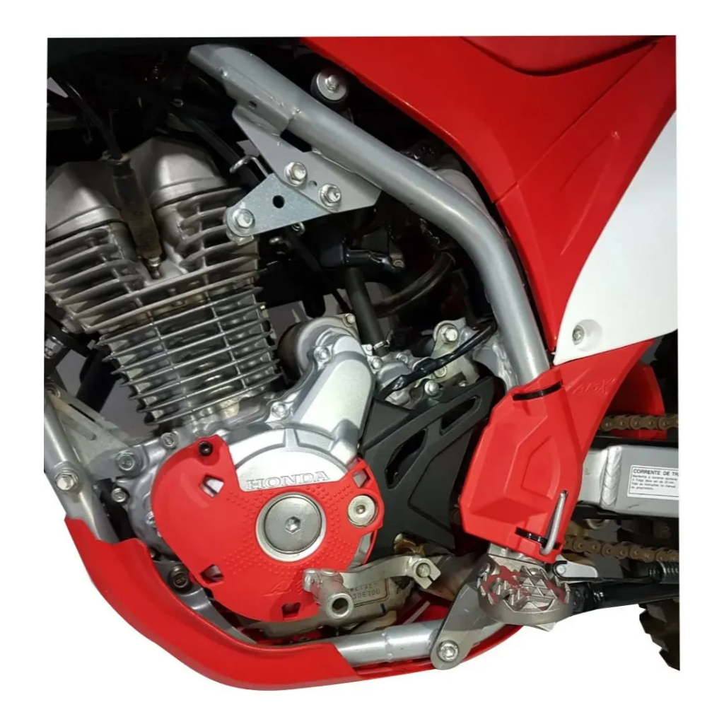 Protetor Tampas Laterais Do Motor Crf 250f Amx Varias Cores