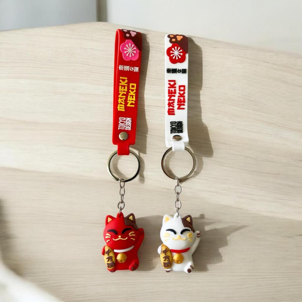 Chaveiro Gato Da Sorte Maneki Neko *Toyko Design