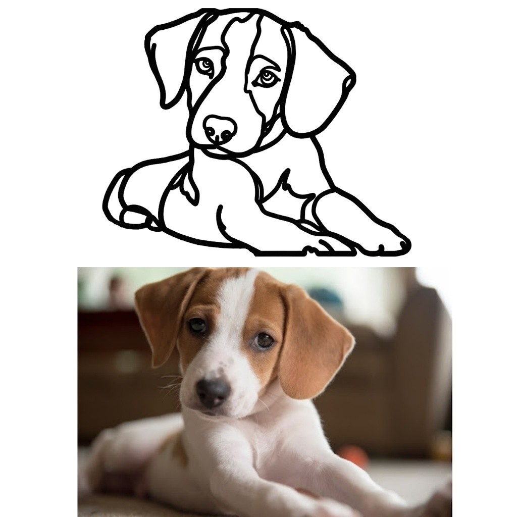 Silhueta Personalizada: Sua Memória, Seu Design - Lembranças Cachorros, Gatos e Crianças.
