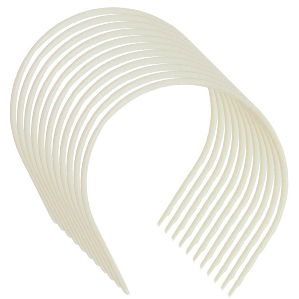 Tiara Arquinho Liso 10mm Para Artesanatos Cabelos Com 100 Unidades