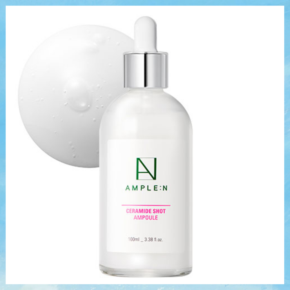 Ample : N Ceramida Shot Ampola 100ml 1pc Coreano Facial Soro Cuidados De Umidade Para Todos Os Tipos De Pele