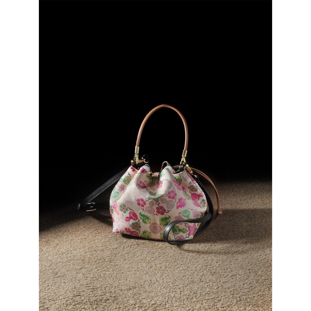 Morishita novo estilo chinês cordão mão-transporte bolsa mensageiro 2026 novo estilo estilo chinês bolsa de pano