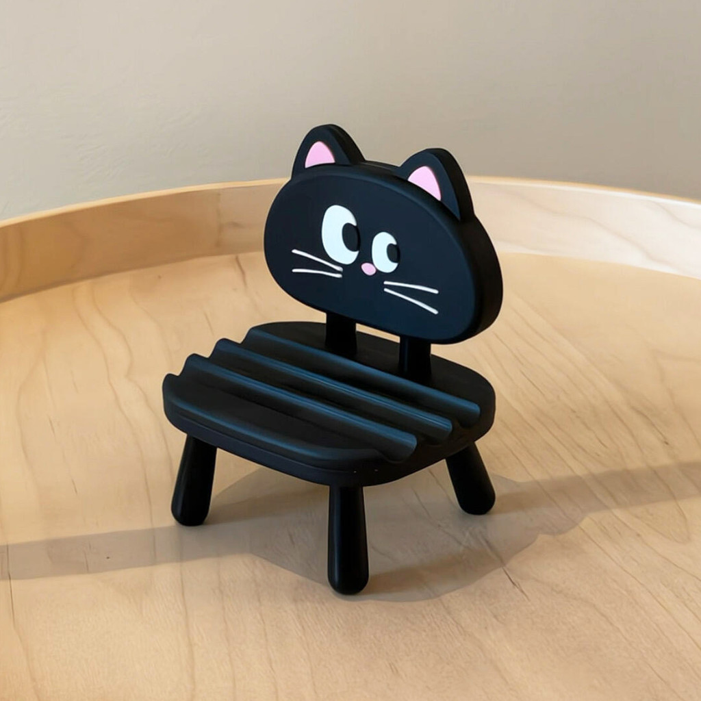 Pequena cadeira pequena suporte do telefone móvel Desktop dos desenhos animados bonito de alto valor Tablet suporte quad