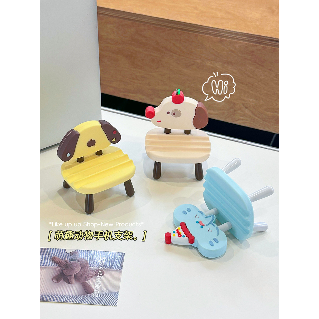 Bonito pequena cadeira suporte do telefone Desktop preguiçoso suporte do telefone Tablet PC 2026 novo estilo ornamentos
