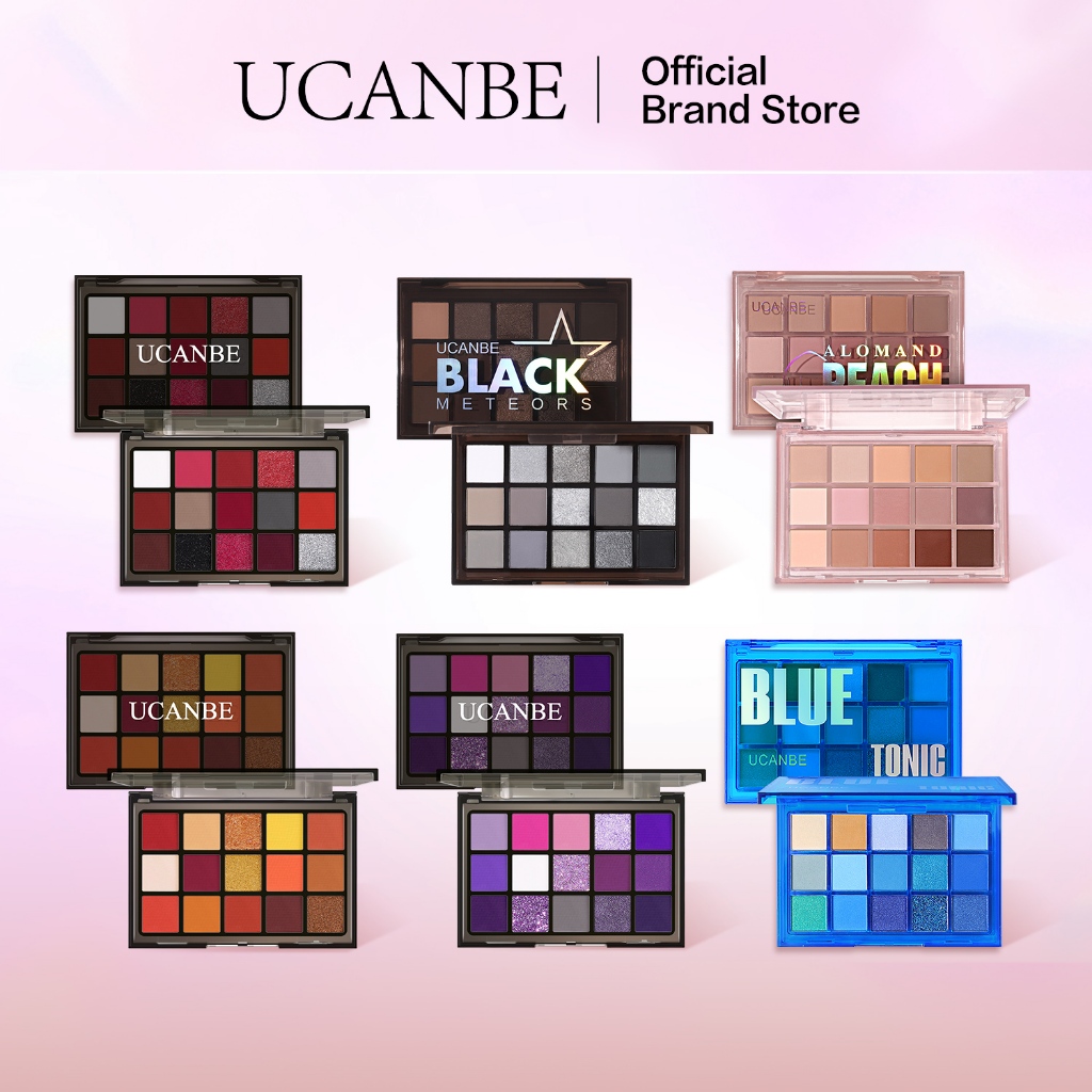 UCANBE Shimmer Matte Eyeshadow Palette 15 Tons Maquiagem Suave Nu Fruit Punch Mel Azul Macaroon Sombra De Olho