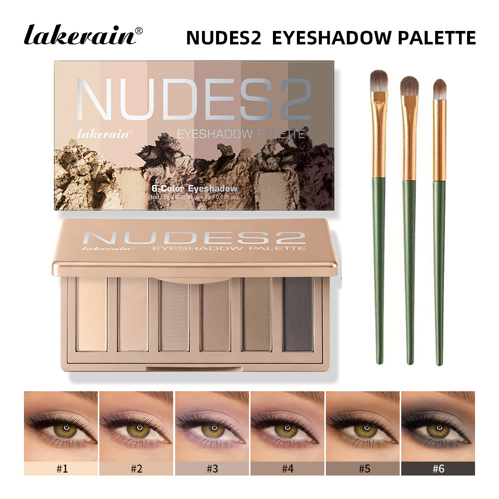 H EyesH adow Palette Com Maquiagem BrusH Set Matte Nude Natural SH ades Blendable RicH Pigmentado De Longa Duração À Pro